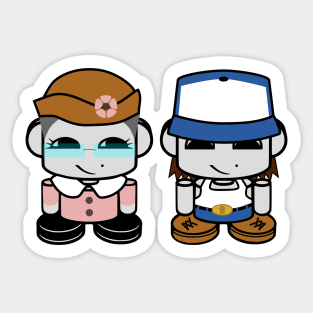 Nana & Billy Bot O'BABYBOT Toy Robot 1.0 Sticker